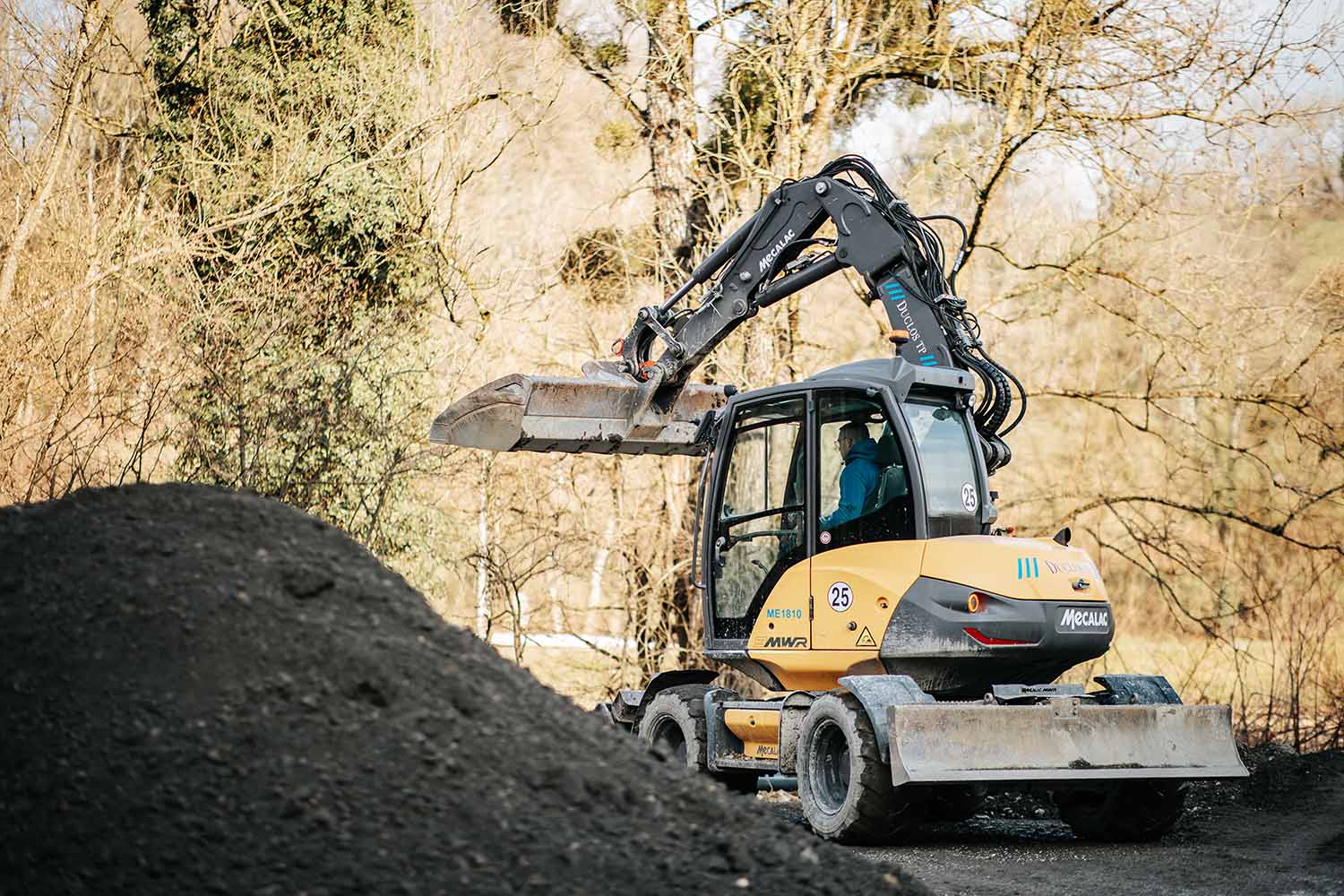 Plateforme de recyclage des déchets issus des chantiers de DUCLOS TP
