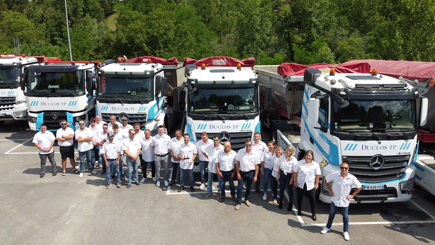 Equipe transport entreprise Duclos TP