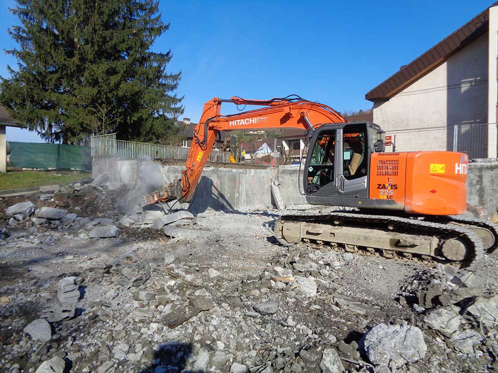 Travaux de démolition en Haute-Savoie, Savoie et dans l'Ain